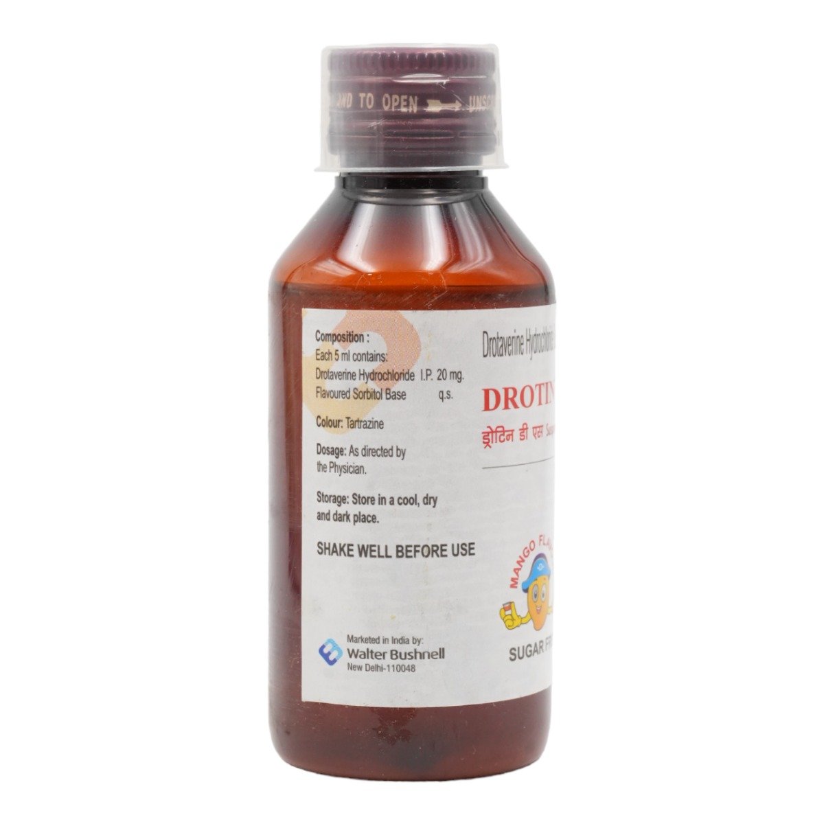 Drotin DS Sugar Free Mango Suspension 100 ml, Pack of 1 SUSPENSION Drotin DS Sugar Free Mango Suspension 100 ml, Pack of 1 SUSPENSION