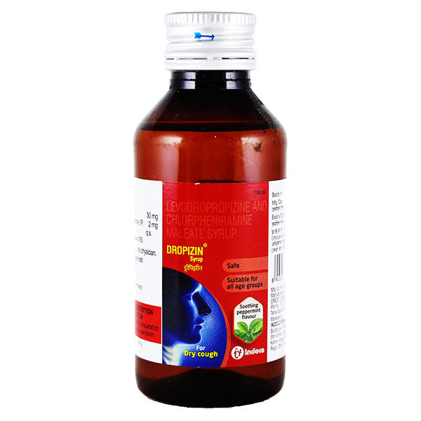 Buy Dropizin Soothing Peppermint Syrup 100 ml Online