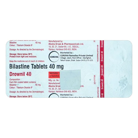 Drownil 40 Tablet 10's
