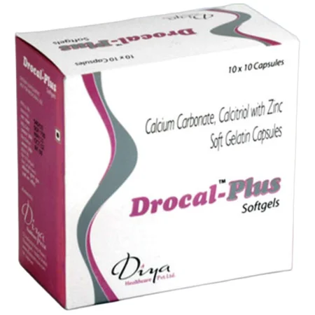 Drocal-Plus Softgel Capsule 10's