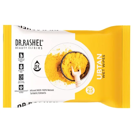 Dr.Rashel Ubtan Wipes, 25 Count