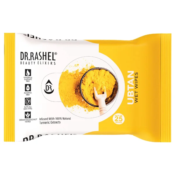 Dr.Rashel Ubtan Wipes, 25 Count