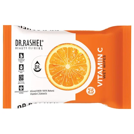 Dr.Rashel Wipes Vitamin C, 25 Count