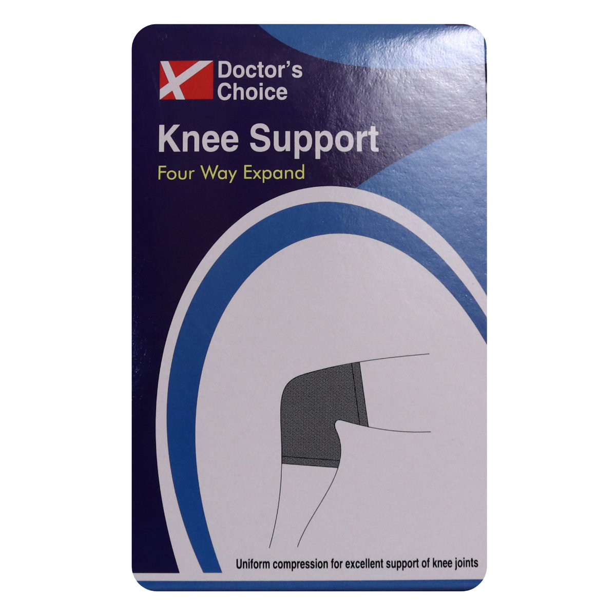 Doctor's Choice Knee Support Regular Large, 1 Count, Pack of 1 Doctor's Choice Knee Support Regular Large, 1 Count, Pack of 1
