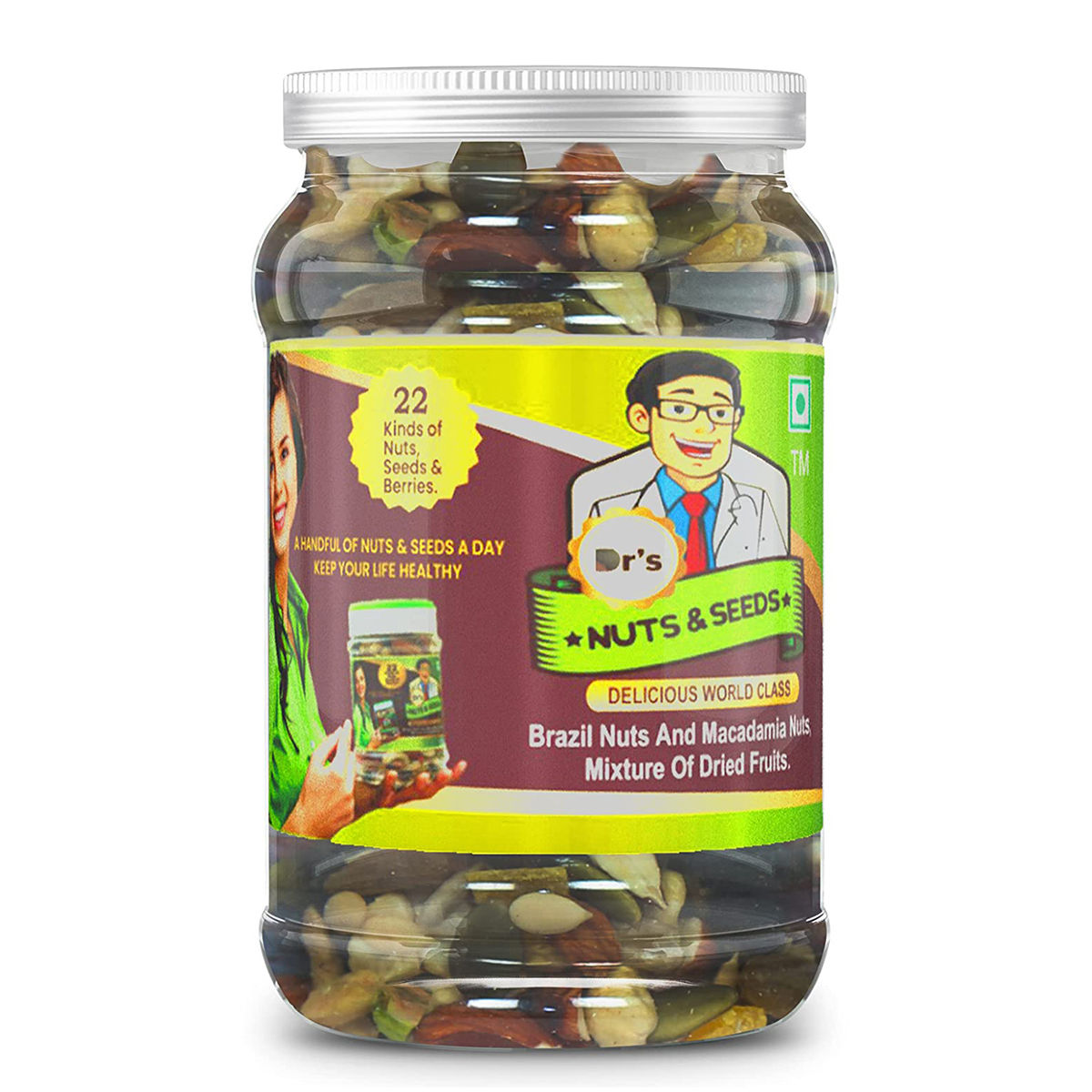 Buy Dr's Nuts & Seeds Natural, Healthy Dried Fruits Mixture, 300 gm Online