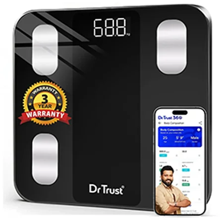 Dr Trust Usa Legend Smart Body Fat Scale Black 526, 1 Count