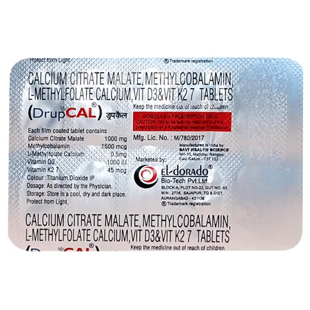 Drupcal Tablet 10's