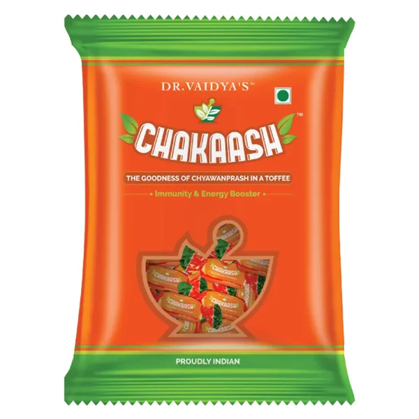 Dr. Vaidya's Chakaash Chyanwanprash Toffee, 50 Count, Pack of 50