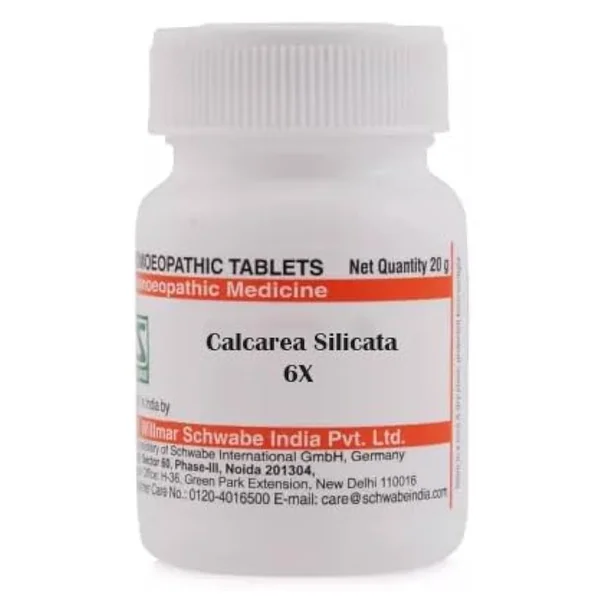 Dr.Willmar Schwabe Calcarea Silicata 6X Tablets, 20 gm