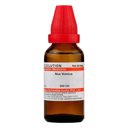 Dr.Willmar Schwabe Nux Vomica 200 CH Dilution, 30 ml