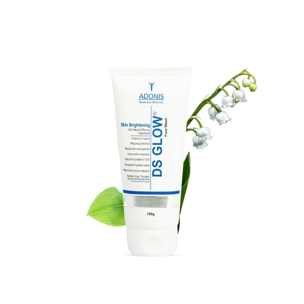 DS Glow Face Wash 100 gm | With Natural Ingredients | Help In Skin Brightening | Reduce Pigmentation | 72Hr Skin Hydration, Pack of 1