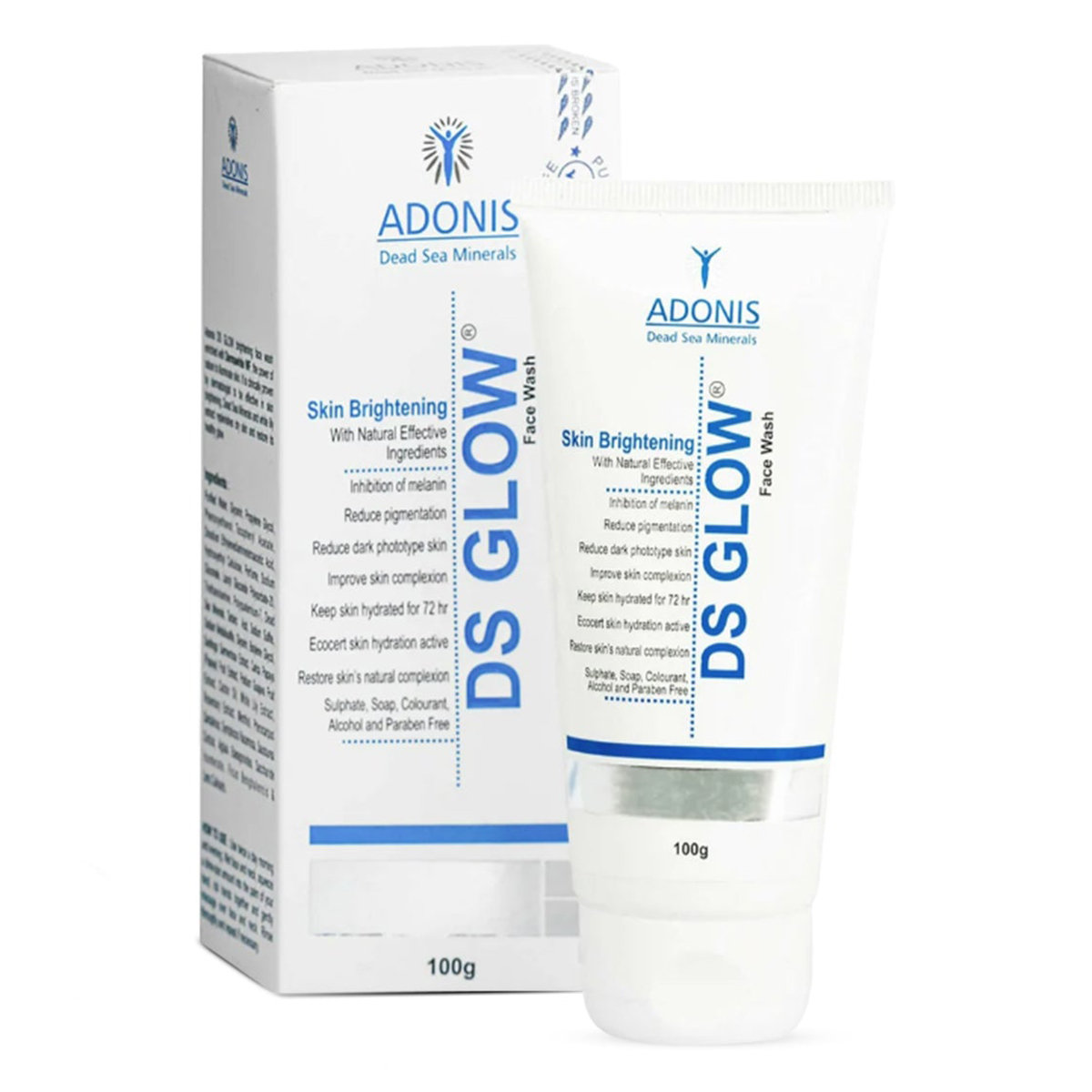 DS Glow Face Wash 100 gm | With Natural Ingredients | Help In Skin Brightening | Reduce Pigmentation | 72Hr Skin Hydration, Pack of 1 DS Glow Face Wash 100 gm | With Natural Ingredients | Help In Skin Brightening | Reduce Pigmentation | 72Hr Skin Hydration, Pack of 1
