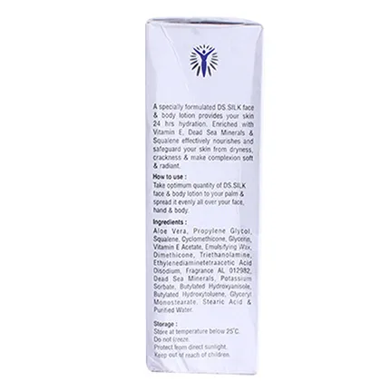 Ds.Silk Moisturizing Face & Body Lotion 150 ml Price, Uses, Side Effects,  Composition - Apollo Pharmacy