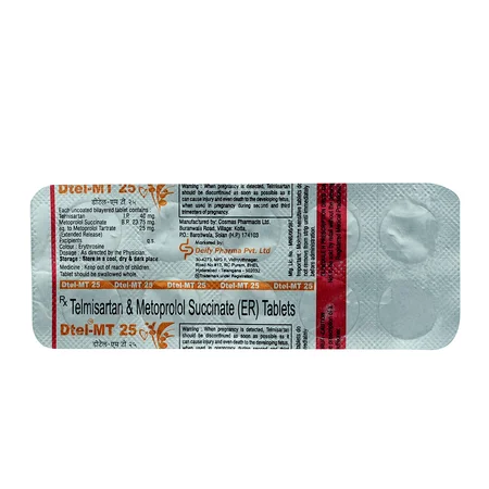 Dtel-MT 25 Tablet 10's