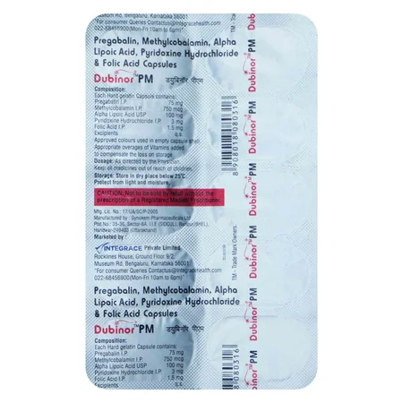 Dubinor PM Capsule 10's
