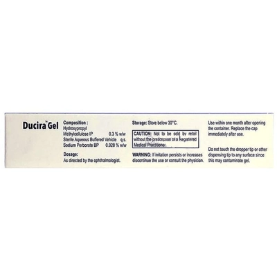 Ducira Ophthalmic Gel 10 gm, Pack of 1 GEL