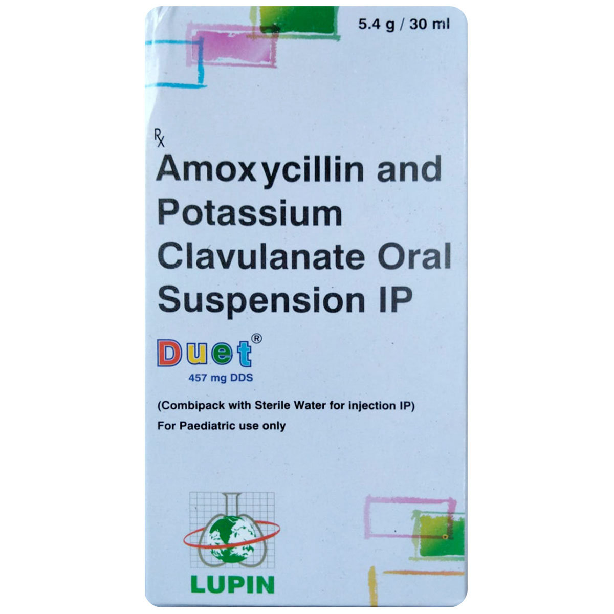 Duet 457 mg DDS Suspension 30 ml, Pack of 1 Oral Suspension Duet 457 mg DDS Suspension 30 ml, Pack of 1 Oral Suspension