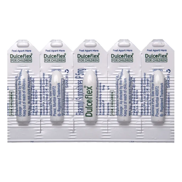 Dulcolax Children Suppository 5's, Pack of 1 Suppository