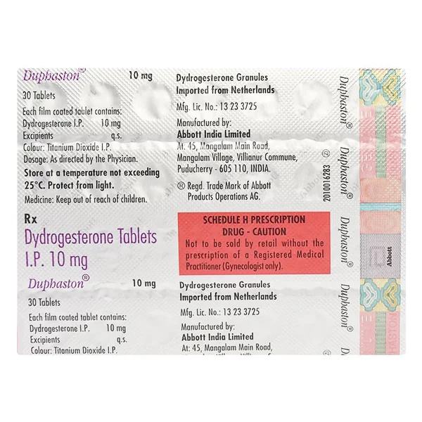 Duphaston 10 mg Tablet 30's