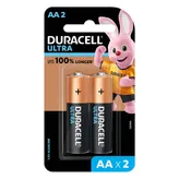 Duracell Ultra AA Batteries, 2 Count, Pack of 1