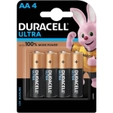 Duracell Ultra Alkaline AA Batteries, 4 + 2 Count