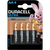 Duracell Ultra Alkaline AA Batteries, 4 + 2 Count, Pack of 6