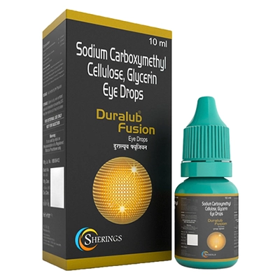 Duralub Fusion Eye Drops 10 ml, Pack of 1 Ophthalmic Solution