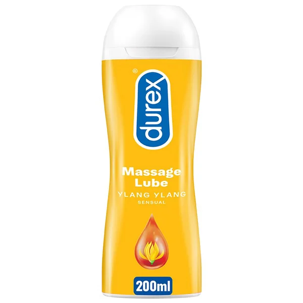 Durex Ylang Ylang Sensual Massage Lubricant Gel for Men & Women, 200 ml