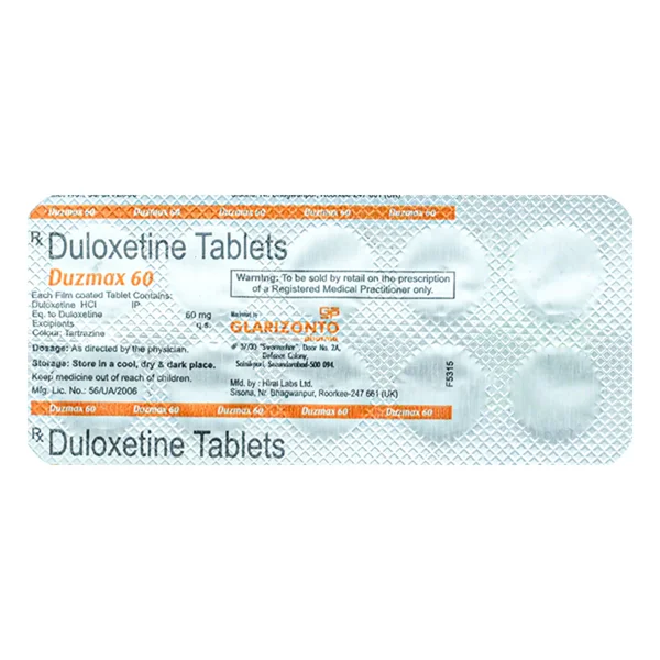 Duzmax 60 Tablet 10's, Pack of 10 TABLETS