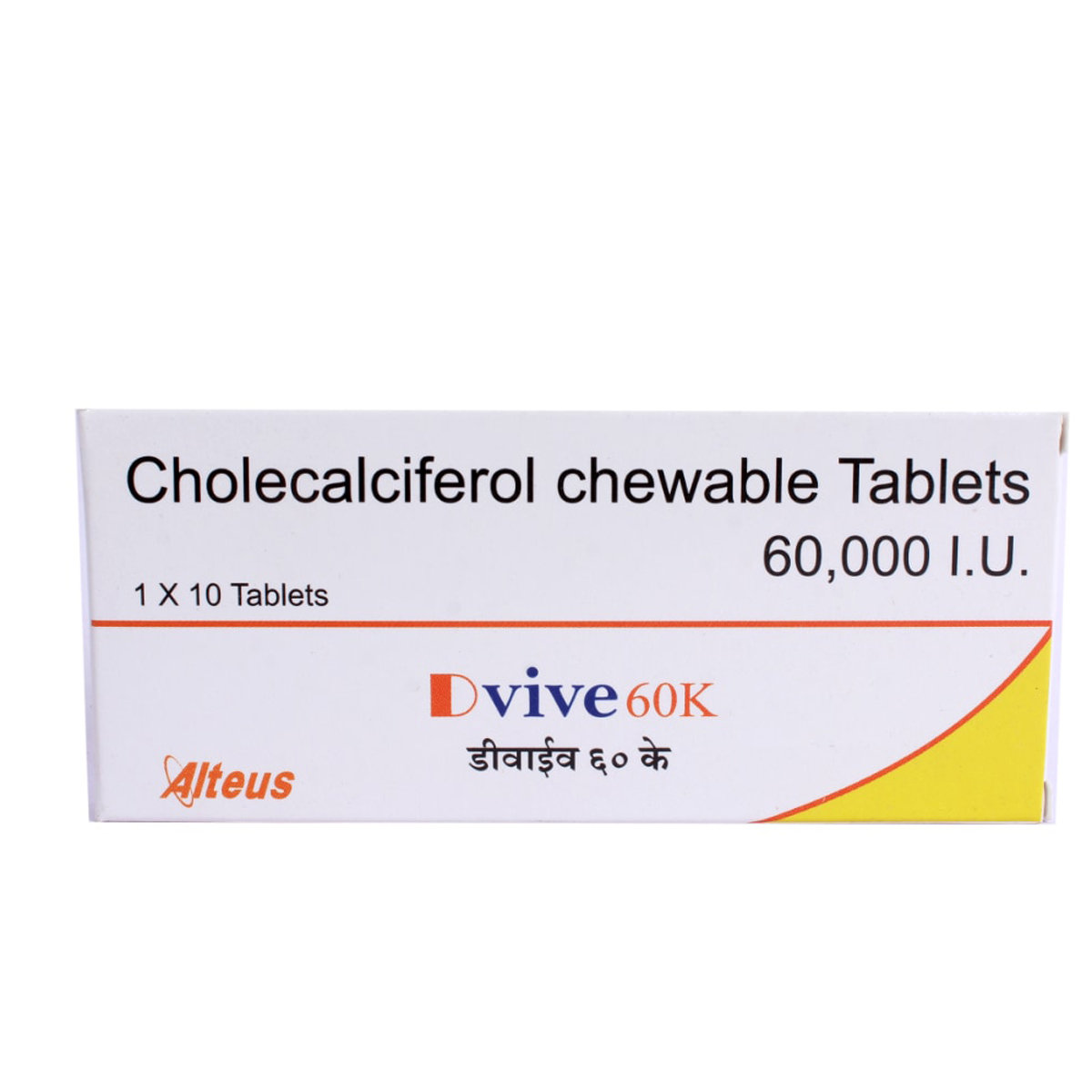 Dvive 60K Tablet 10's, Pack of 10 Dvive 60K Tablet 10's, Pack of 10