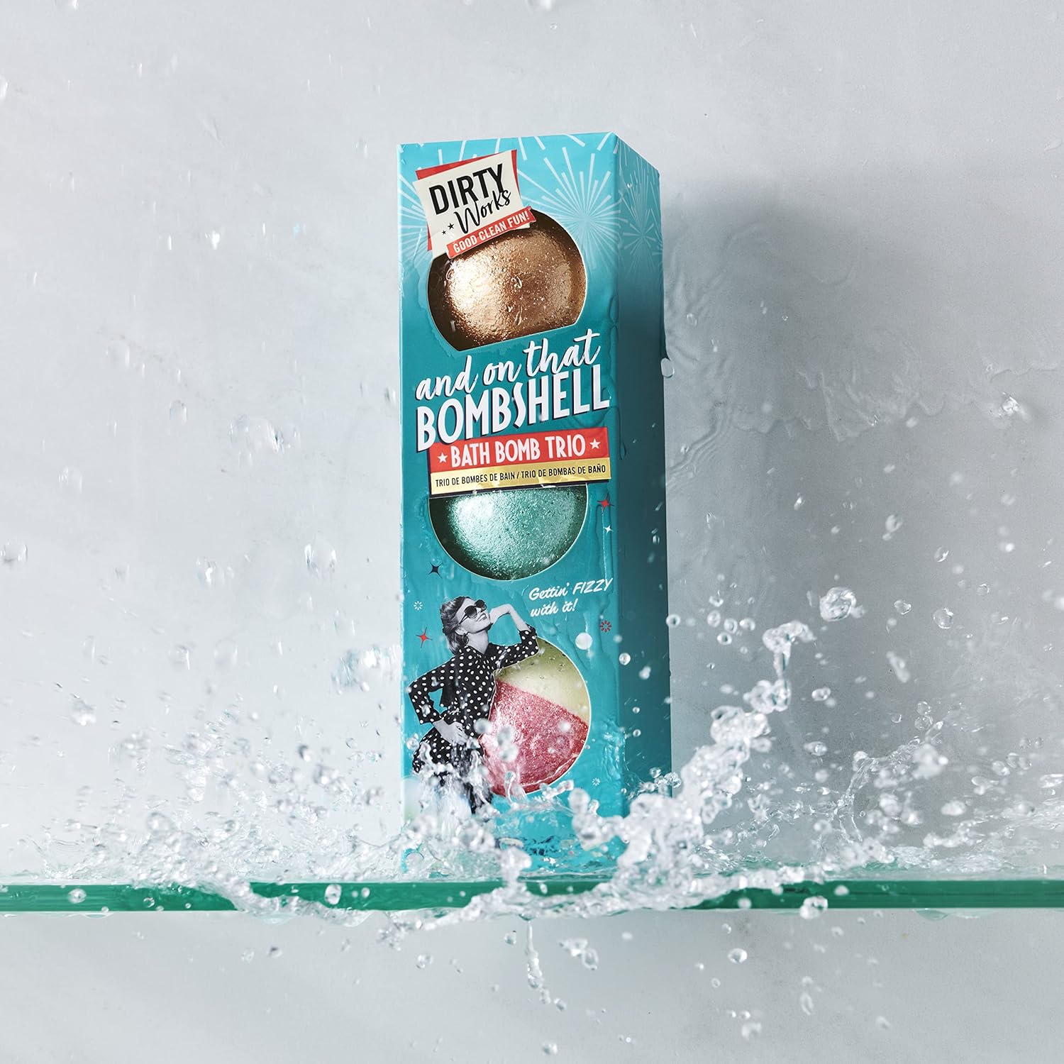 Dirty Works And On That Bombshell Bath Bomb Trio, 80 gm, Pack of 1 Dirty Works And On That Bombshell Bath Bomb Trio, 80 gm, Pack of 1