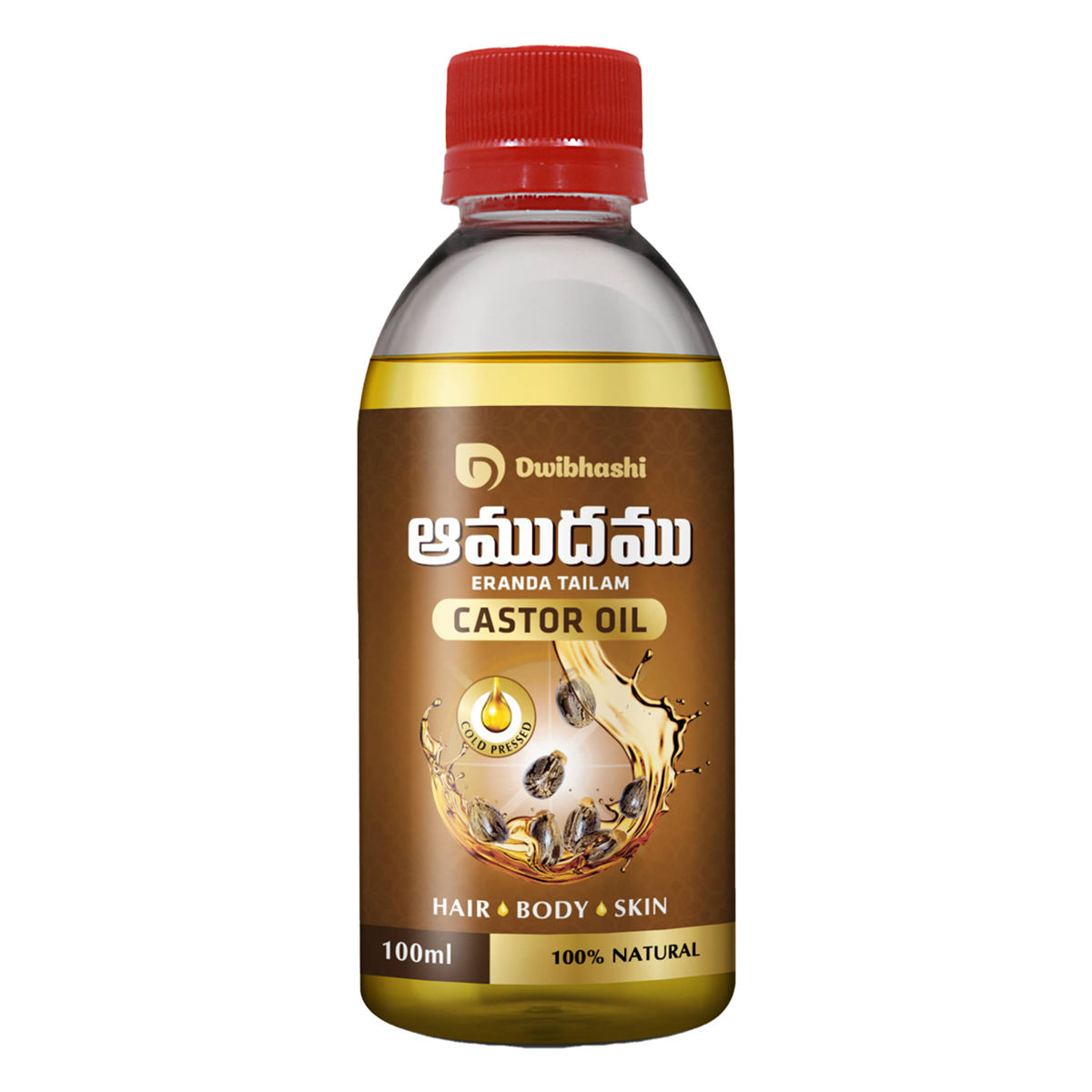 Buy Dwibhashi's Castor Oil, 100 ml Online