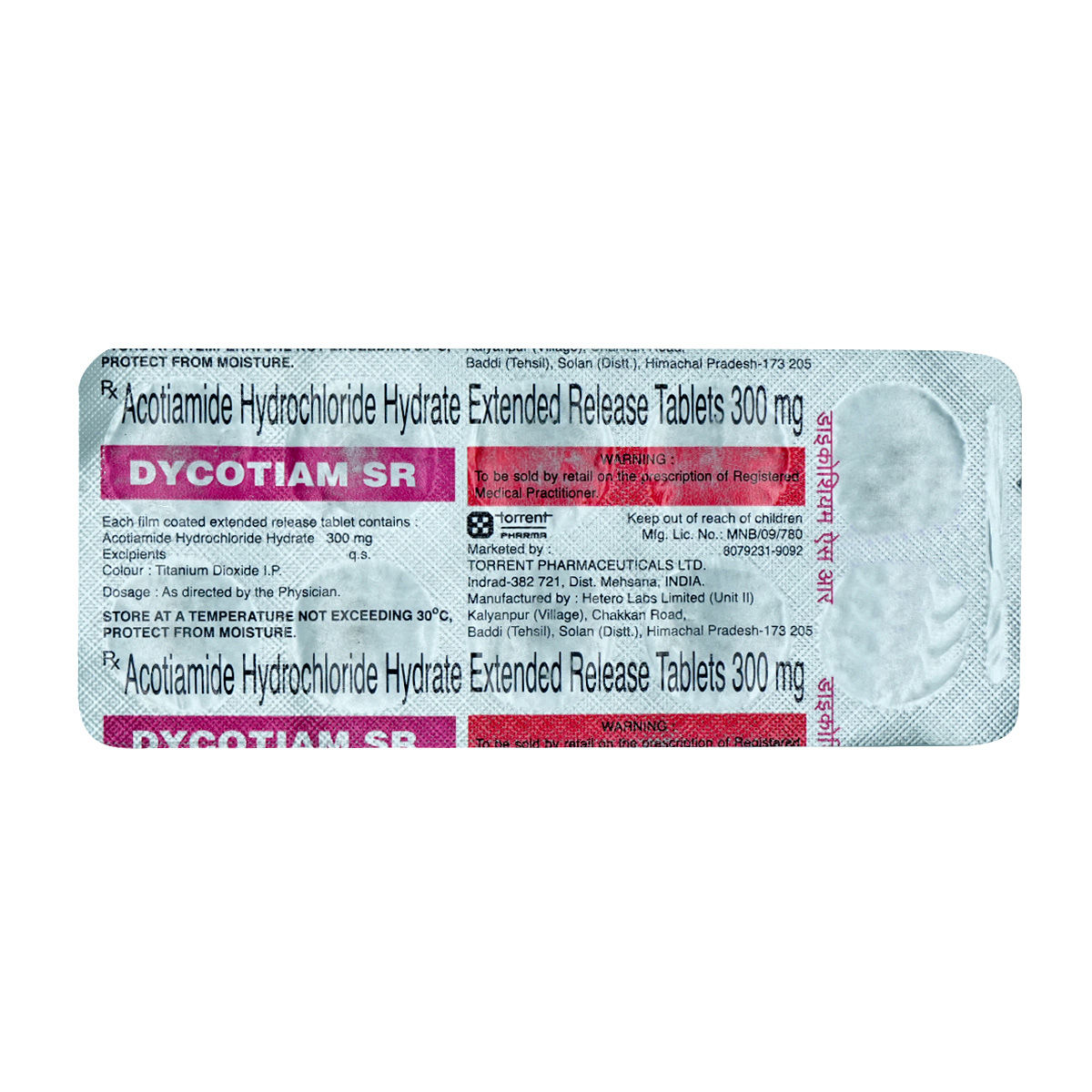 DYCOTIAM 300 SR TABLETS 10'S Price, Uses, Side Effects, Composition ...