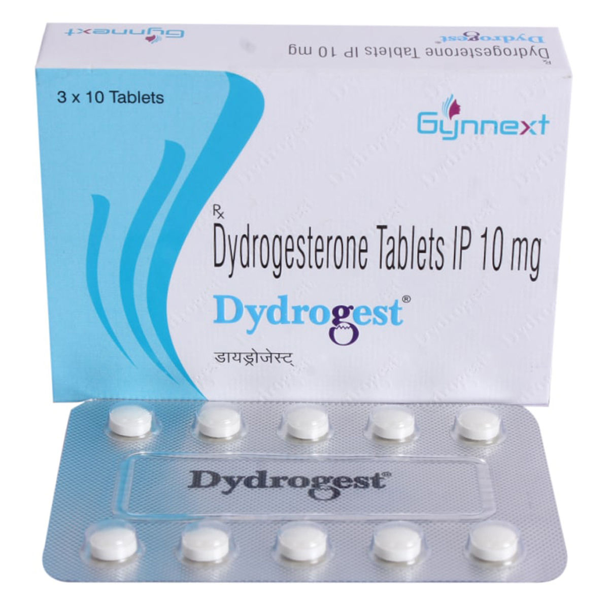 Dydrogest 10 Tablet 10's, Pack of 10 TABLETS