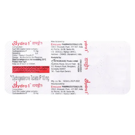 Dydro 1 Tablet 10's