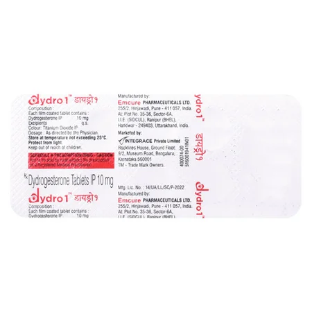 Dydro 1 Tablet 10's