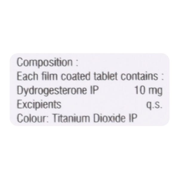 Dydro 1 Tablet 10's, Pack of 10 TabletS Dydro 1 Tablet 10's, Pack of 10 TabletS