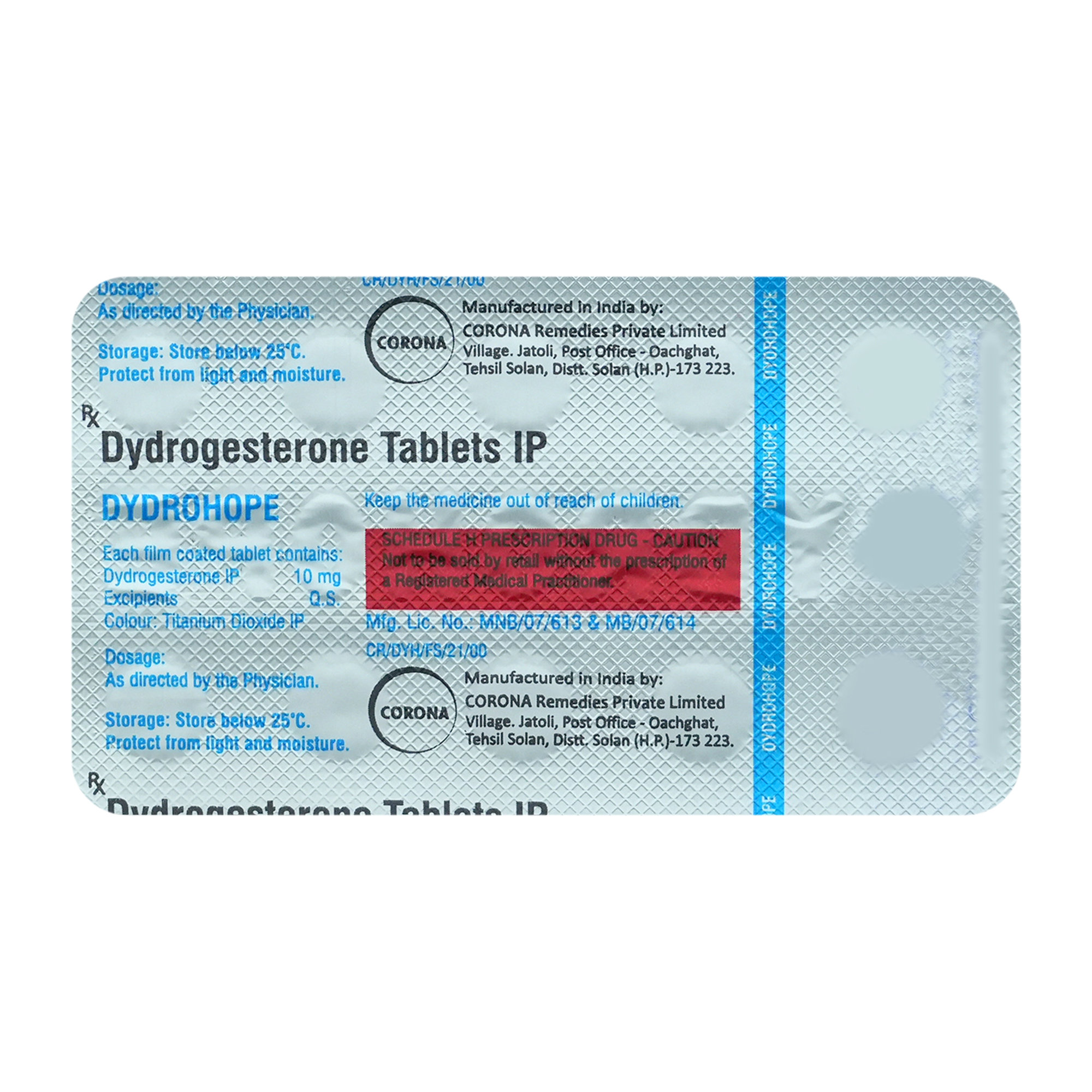 Dydrohope 10 mg Tablet 10's, Pack of 10 TabletS Dydrohope 10 mg Tablet 10's, Pack of 10 TabletS