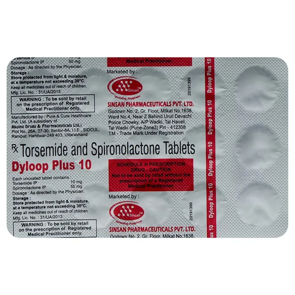 Dyloop Plus 10 Tablet 15's, Pack of 15