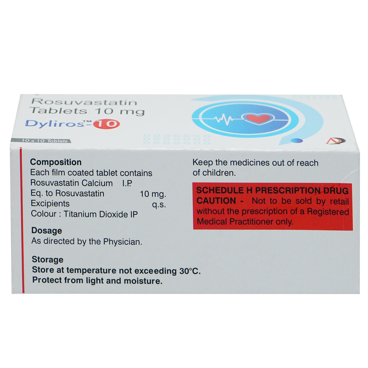 Dyliros-10 Tablet 10's, Pack of 10 TABLETS Dyliros-10 Tablet 10's, Pack of 10 TABLETS