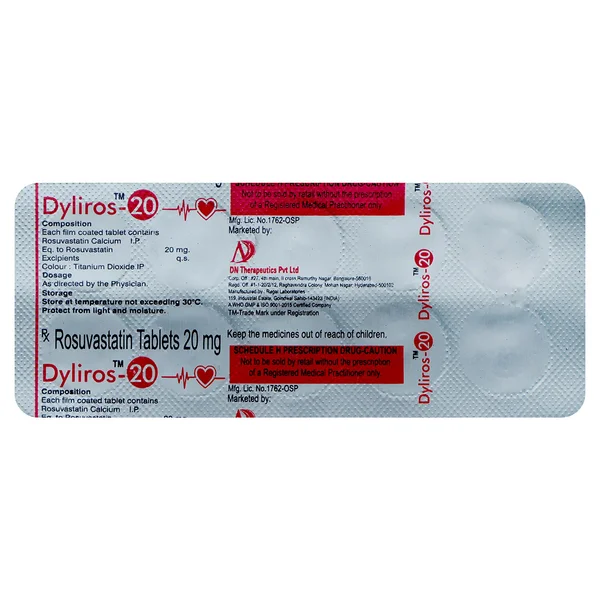Dyliros-20 Tablet 10's
