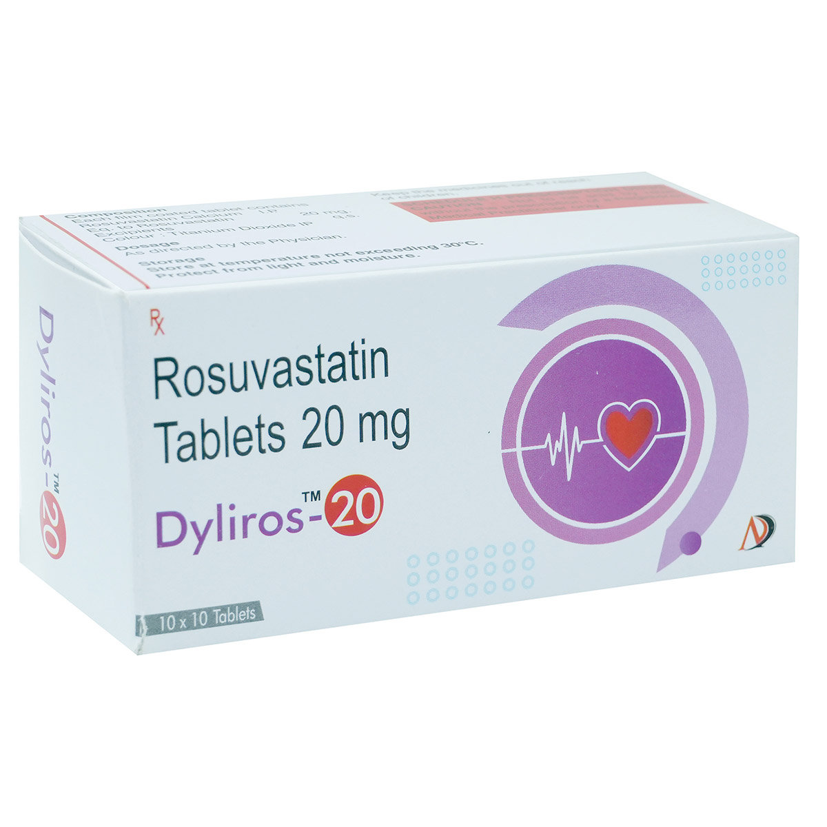 Dyliros-20 Tablet 10's, Pack of 10 TABLETS Dyliros-20 Tablet 10's, Pack of 10 TABLETS