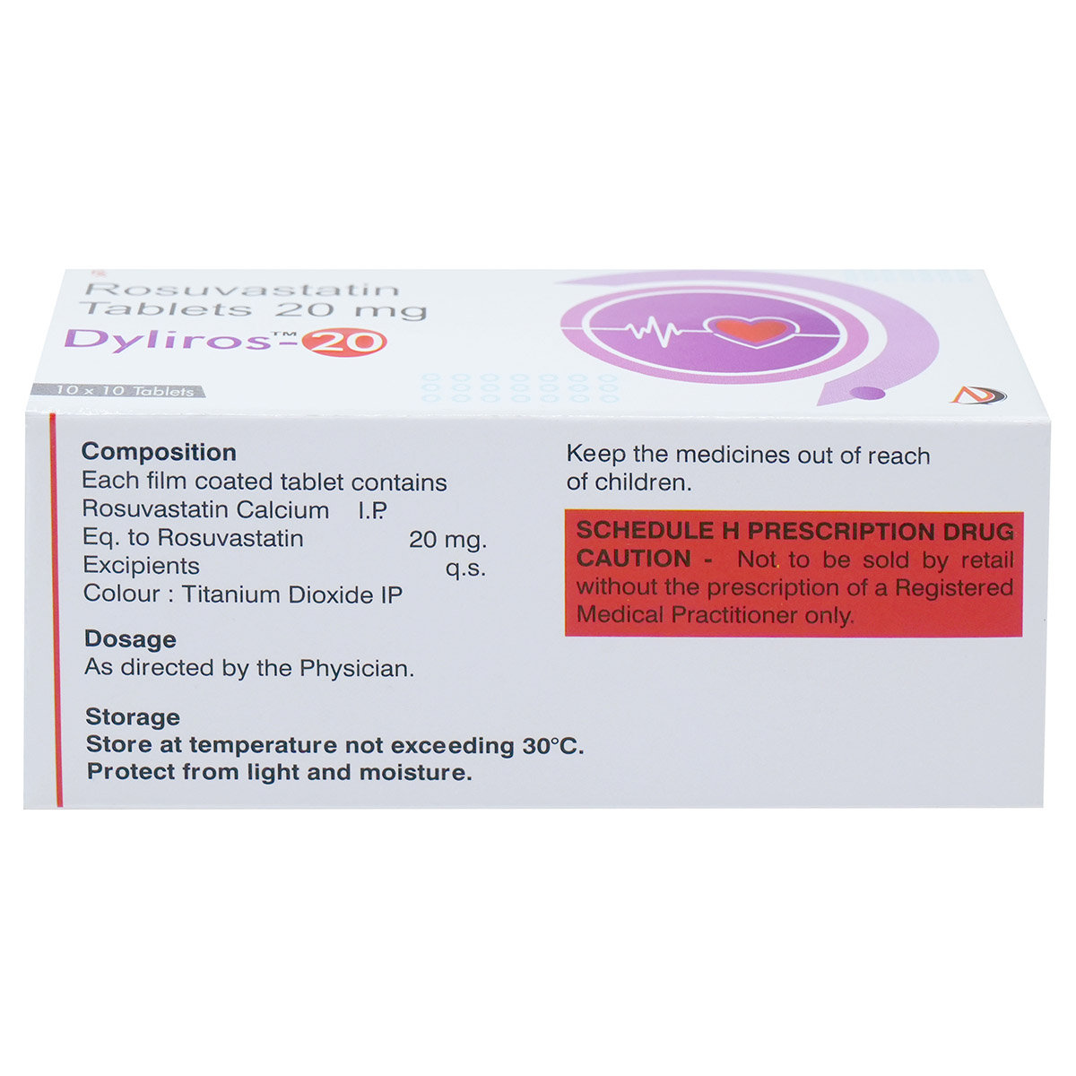 Dyliros-20 Tablet 10's, Pack of 10 TABLETS Dyliros-20 Tablet 10's, Pack of 10 TABLETS