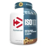 Dymatize Iso-100 Hydrolyzed 100% Whey Protein Isolate Gourmet Chocolate Flavour Powder, 5 lbs, Pack of 1