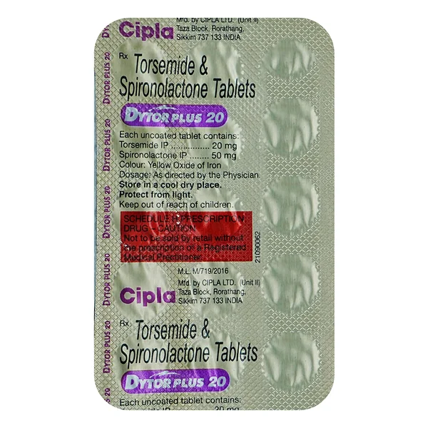 Dytor Plus 20 Tablet 15's