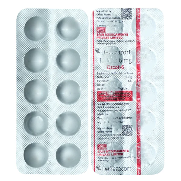 Dzcot 6 mg Tablet 10's