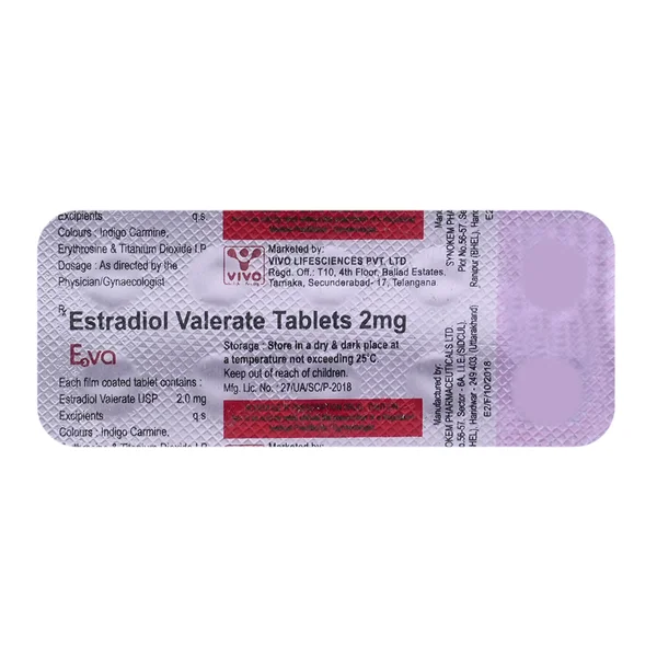 E2va 2 mg Tablet 10's