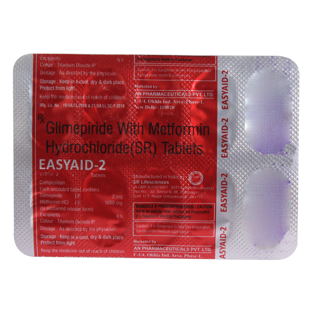 Easyaid 2 mg Tablet 10's, Pack of 10 TABLETS Easyaid 2 mg Tablet 10's, Pack of 10 TABLETS