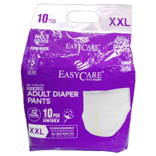 Easy Care Adult Diaper Pants XXL, 10 Count