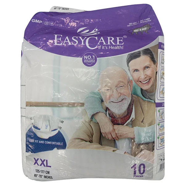 Easy Care Adult Taped Diaper XXL, 10 Count